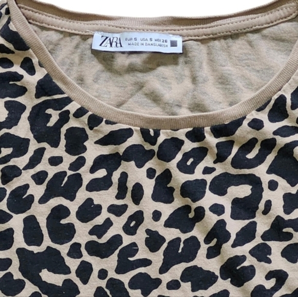 Zara Leopard Print Top - Picture 5 of 5